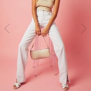 White Wide Leg Jeans